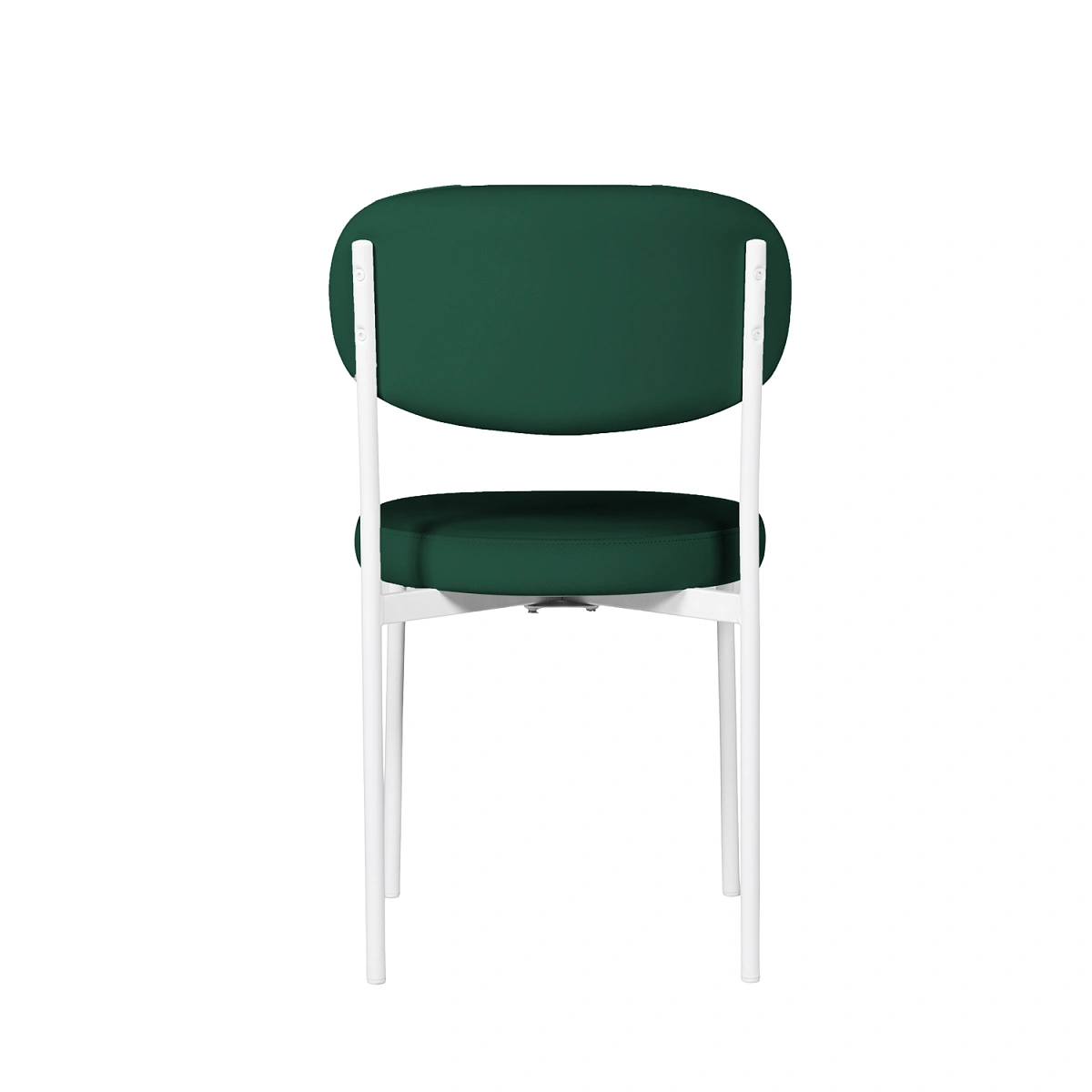 Стул Мейсон, комплект (4 шт), бархат зеленый 19 / опоры белые фото