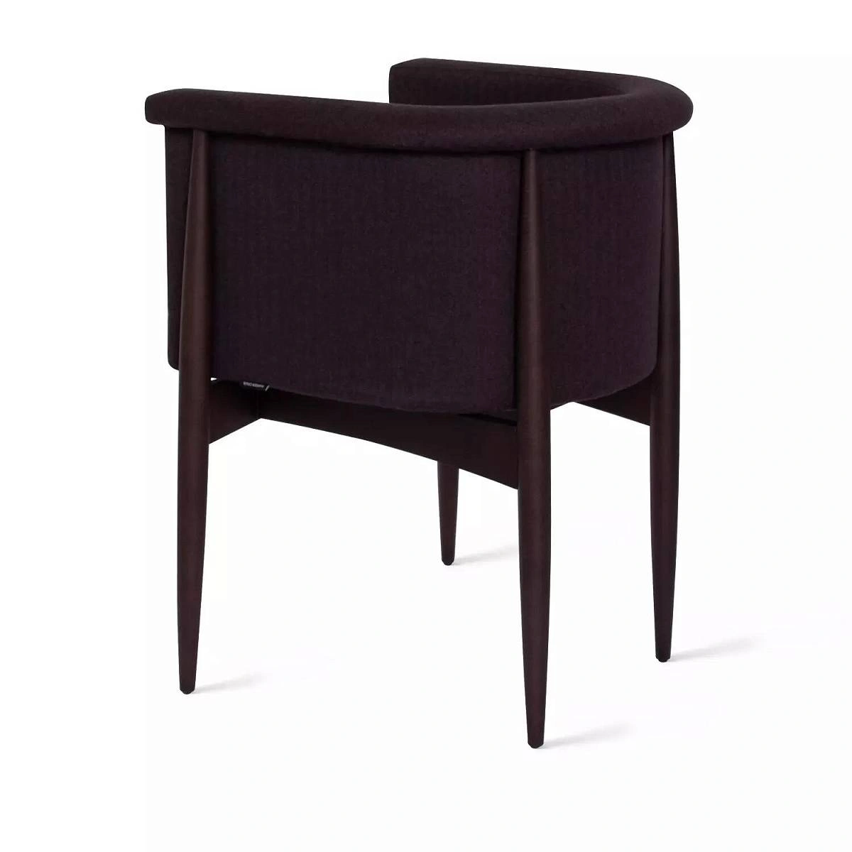 Полукресло Borgese, бук натуральный, лак венге, антрацит изображение Полукресло Borgese, бук натуральный, лак венге, антрацит фото