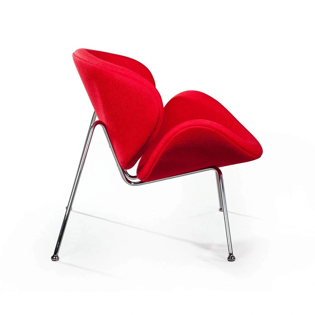 Лаунж кресло Slice, шерсть красный изображение Лаунж кресло Slice, шерсть красный фото