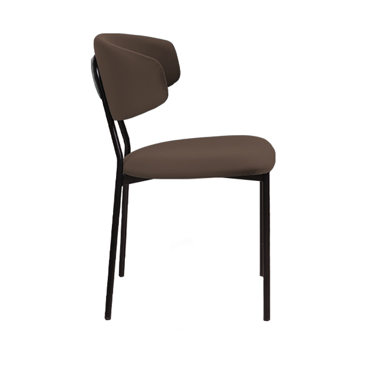 Стул Брэд, комплект (2 шт), велюр Frost chocolate фото