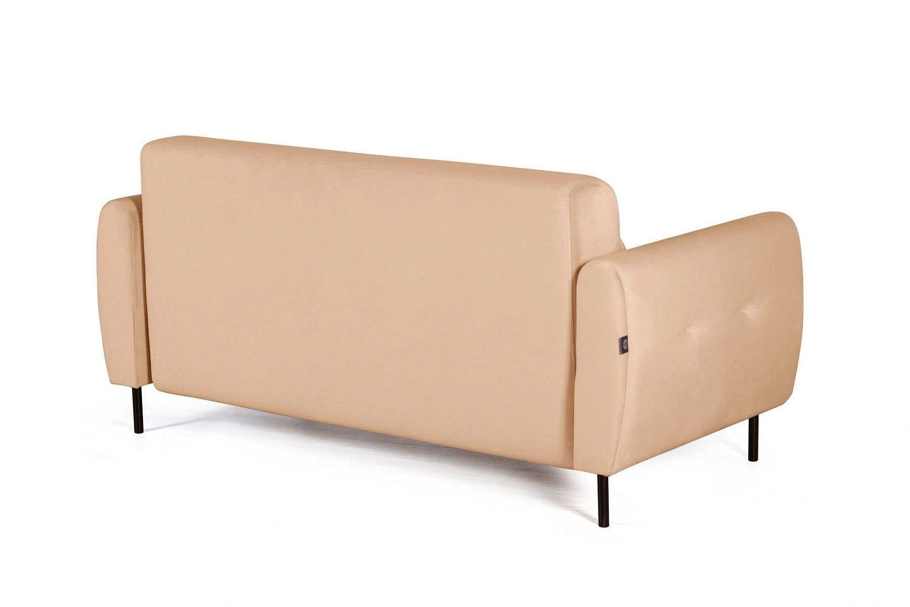 Siena диван-кровать прямой с подлокотниками, бархат бежевый 5 изображение Siena диван-кровать прямой с подлокотниками, бархат бежевый 5 фото