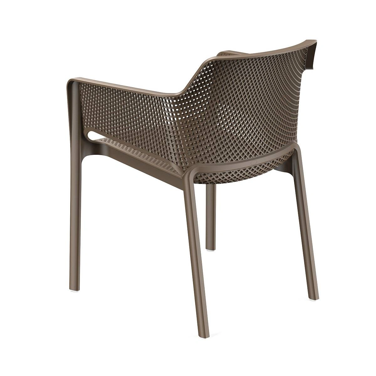 Стул Node с подлокотниками, (комплект 4 шт), пластик капучино изображение Стул Node с подлокотниками, (комплект 4 шт), пластик капучино фото