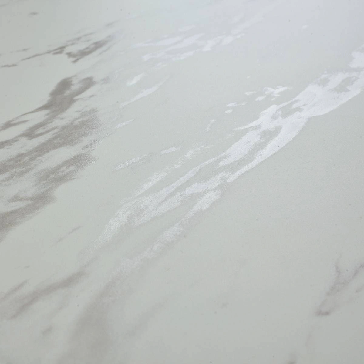 Стол раскладной Dogma (160+60) керамика матовая, светлая / опоры черные фото