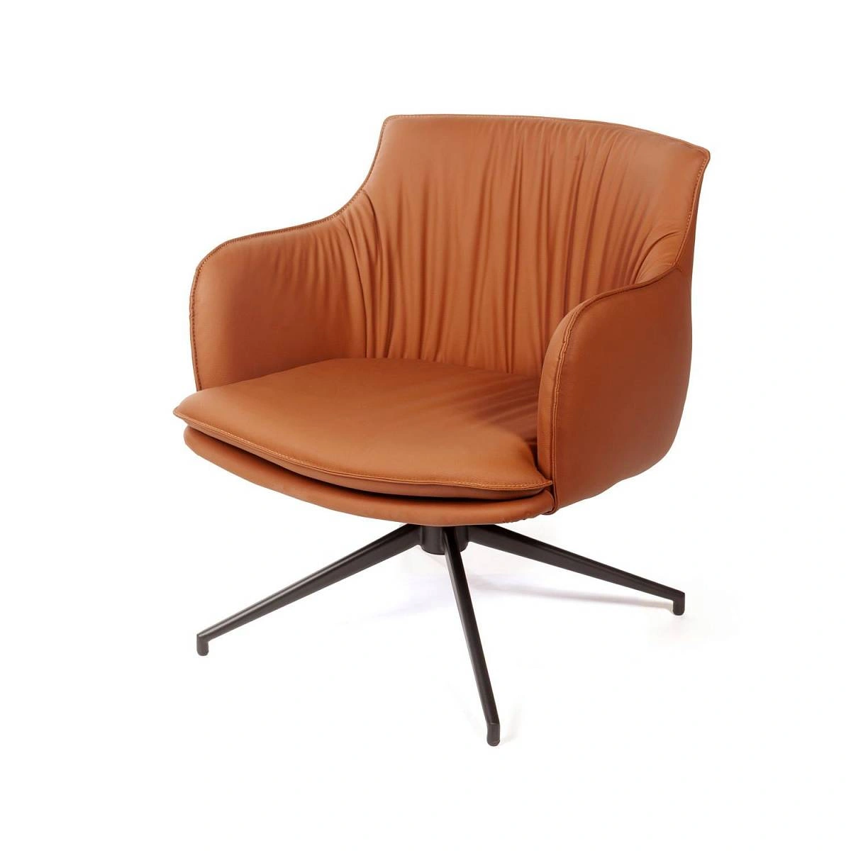 Лаунж кресло Sofia, экокожа терракот изображение Лаунж кресло Sofia, экокожа терракот фото