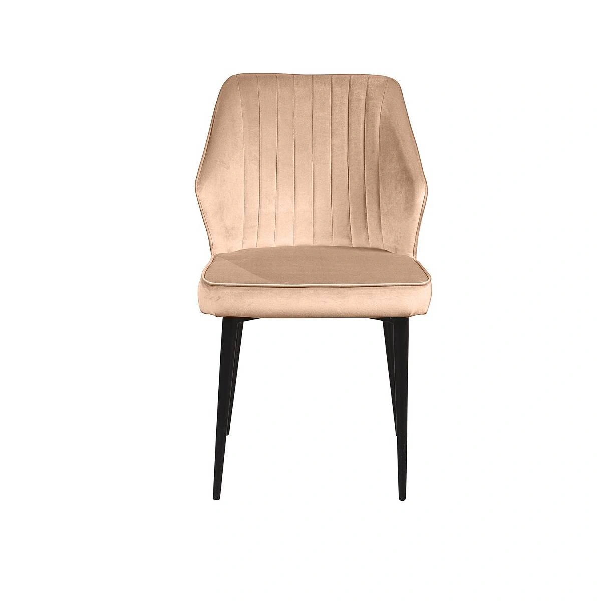 Стул Berg, комплект (4шт), бархат бежевый 5 изображение Стул Berg, комплект (4шт), бархат бежевый 5 фото
