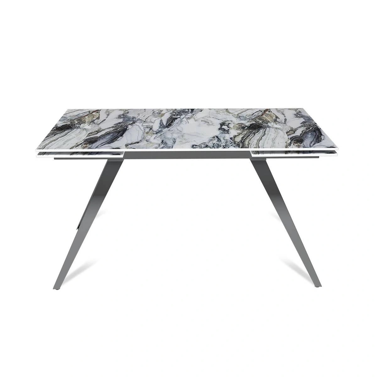 Стол раскладной Asti (140+40+40), керамика глянцевая Cold Jade изображение Стол раскладной Asti (140+40+40), керамика глянцевая Cold Jade фото