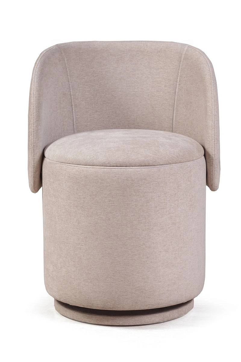 Пуф с кручением Bubble, шенилл puffy бежевый изображение Пуф с кручением Bubble, шенилл puffy бежевый фото