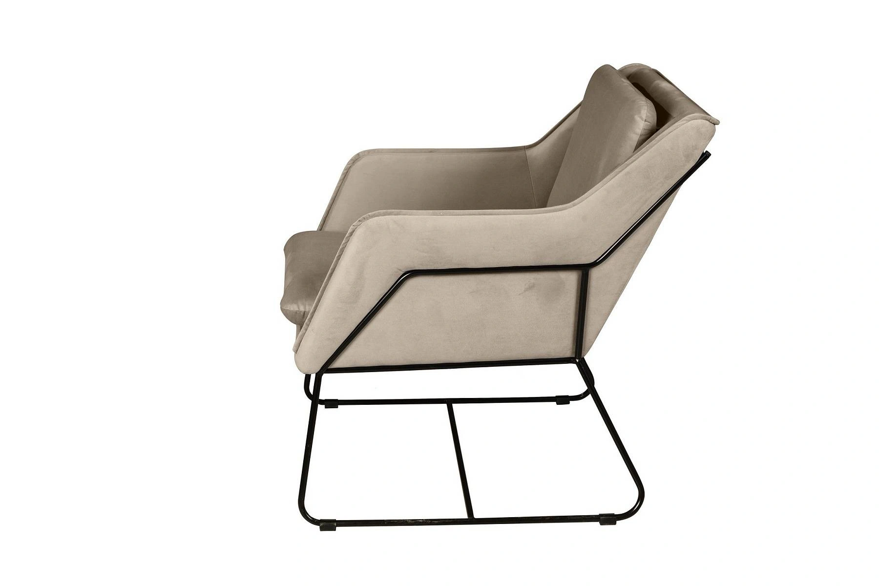 Кресло Alex, бархат пепельно-бежевый 25 изображение Кресло Alex, бархат пепельно-бежевый 25 фото