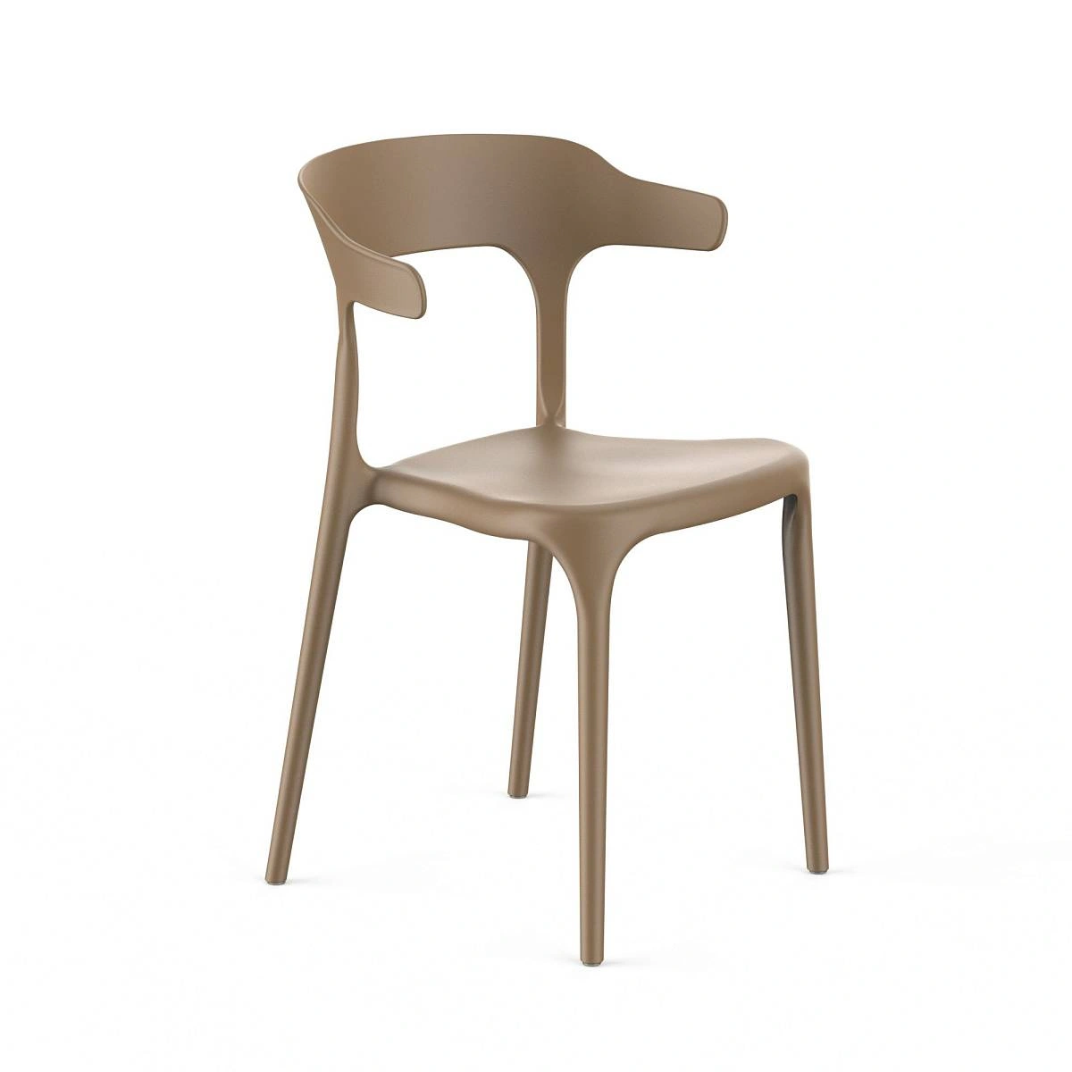 Стул Leo (RUS), комплект (4 шт), пластик капучино изображение Стул Leo (RUS), комплект (4 шт), пластик капучино фото