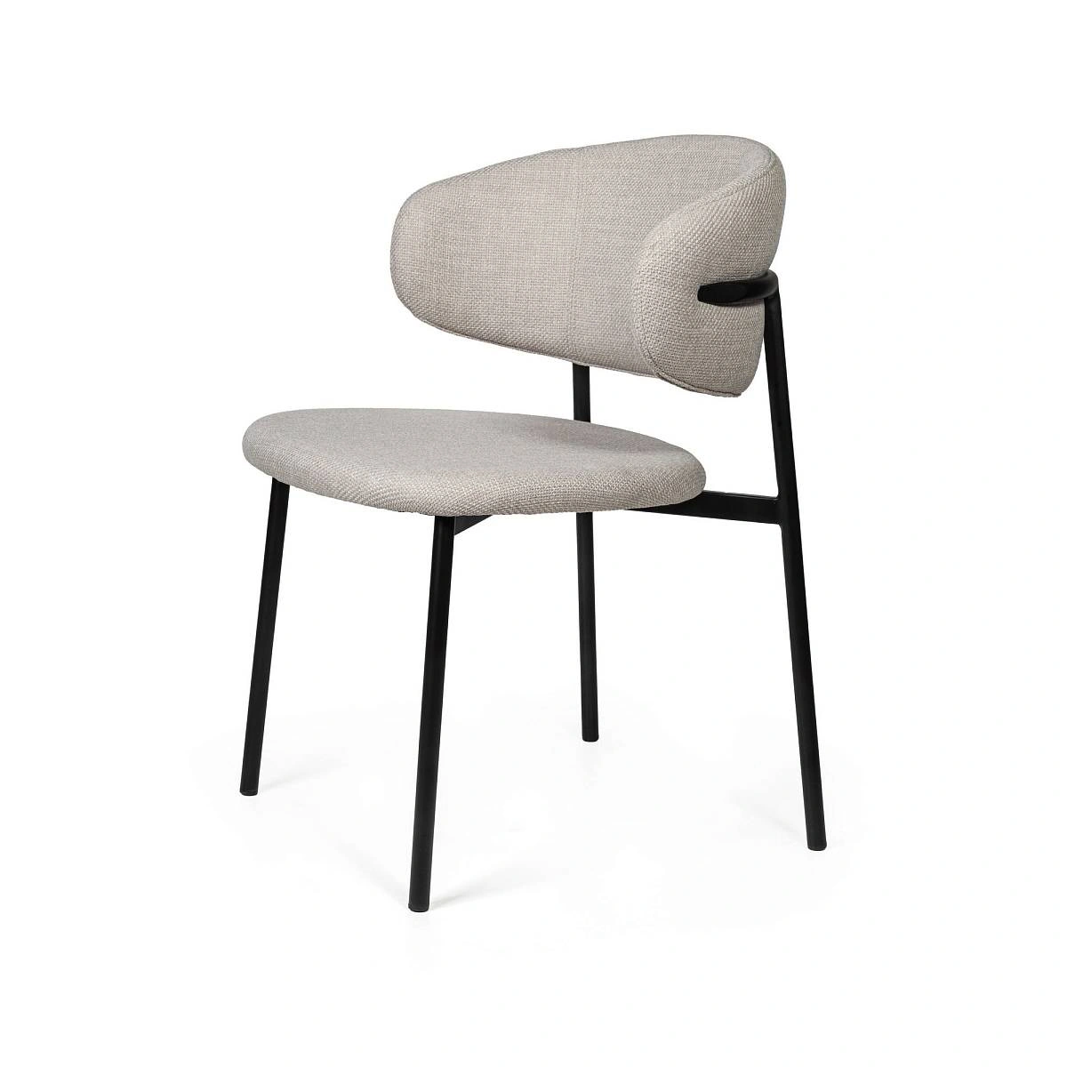 Стул Adele, ткань, светло-серый изображение Стул Adele, ткань, светло-серый фото