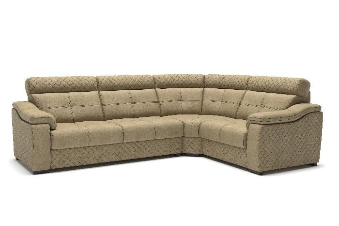 Boston NEW диван-кровать угловой замша бежевый