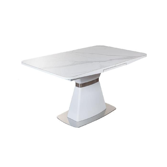 Купить Стол раскладной Madison (140+40 см) испанская керамика белый в интернет-магазине