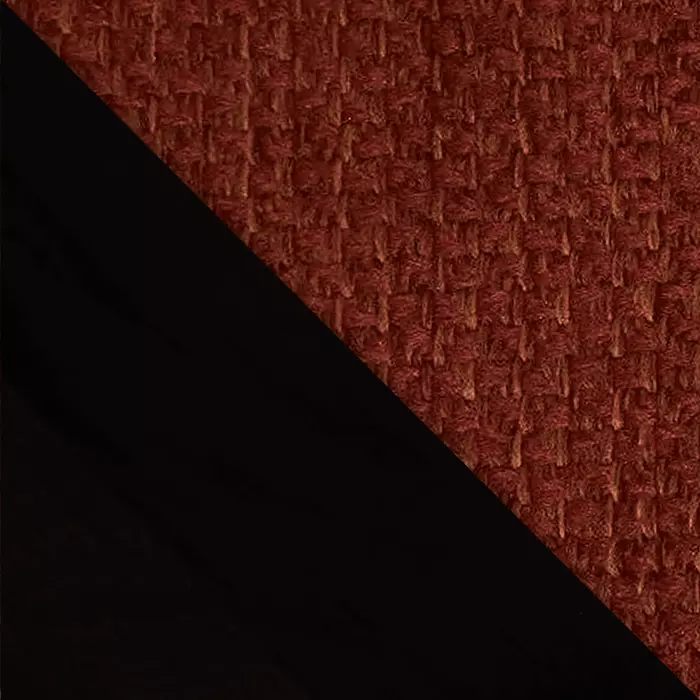 Стул Paolo, бук натуральный (эмаль черная), рогожка, красный