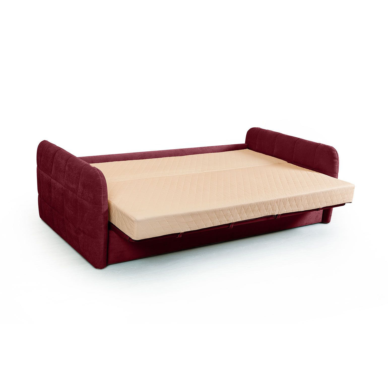 Verona compact диван-кровать прямой велюр красный