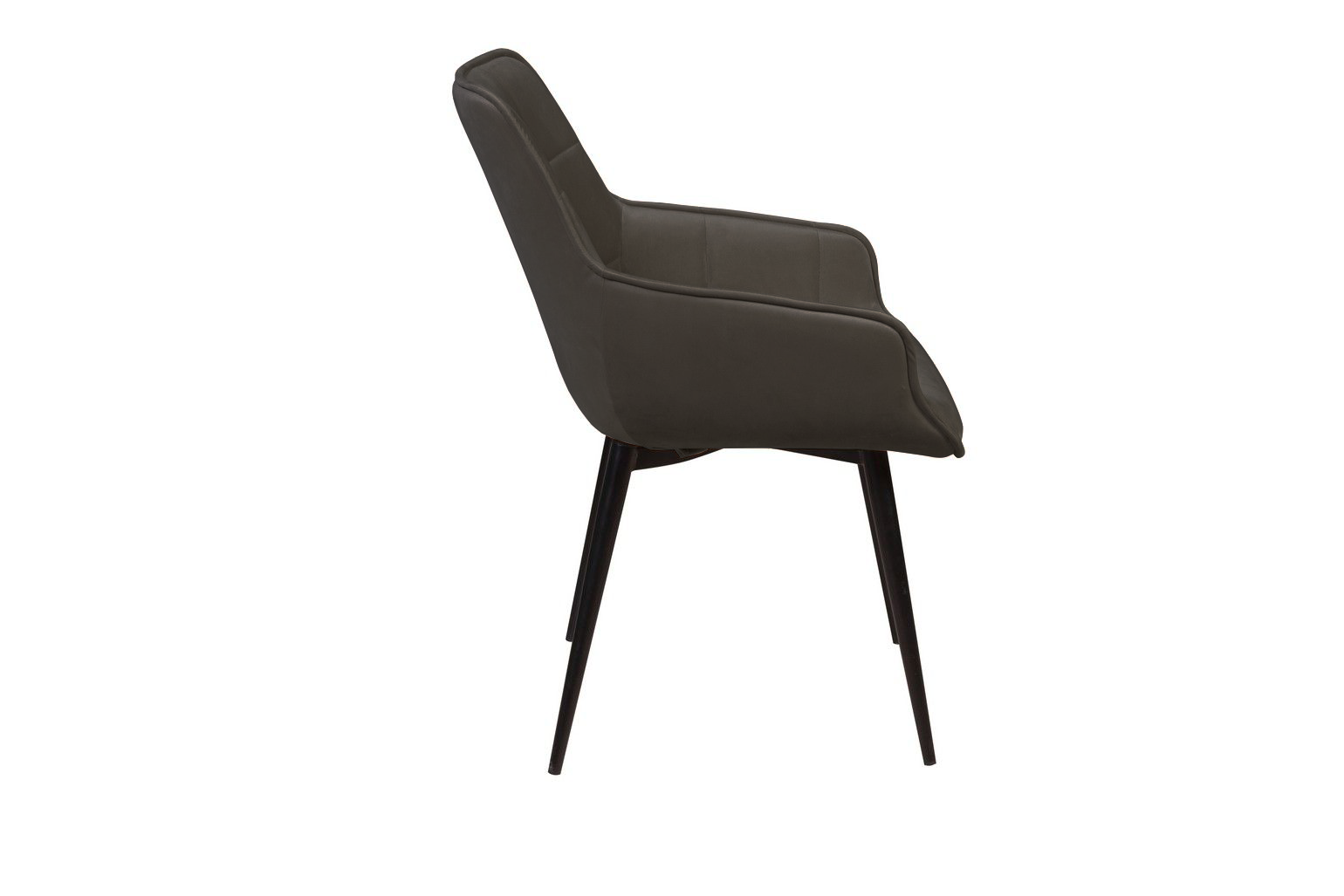 Стул с подлокотниками Capri комплект (4 шт), бархат matte 80 / опора конус изображение Стул с подлокотниками Capri комплект (4 шт), бархат matte 80 / опора конус фото