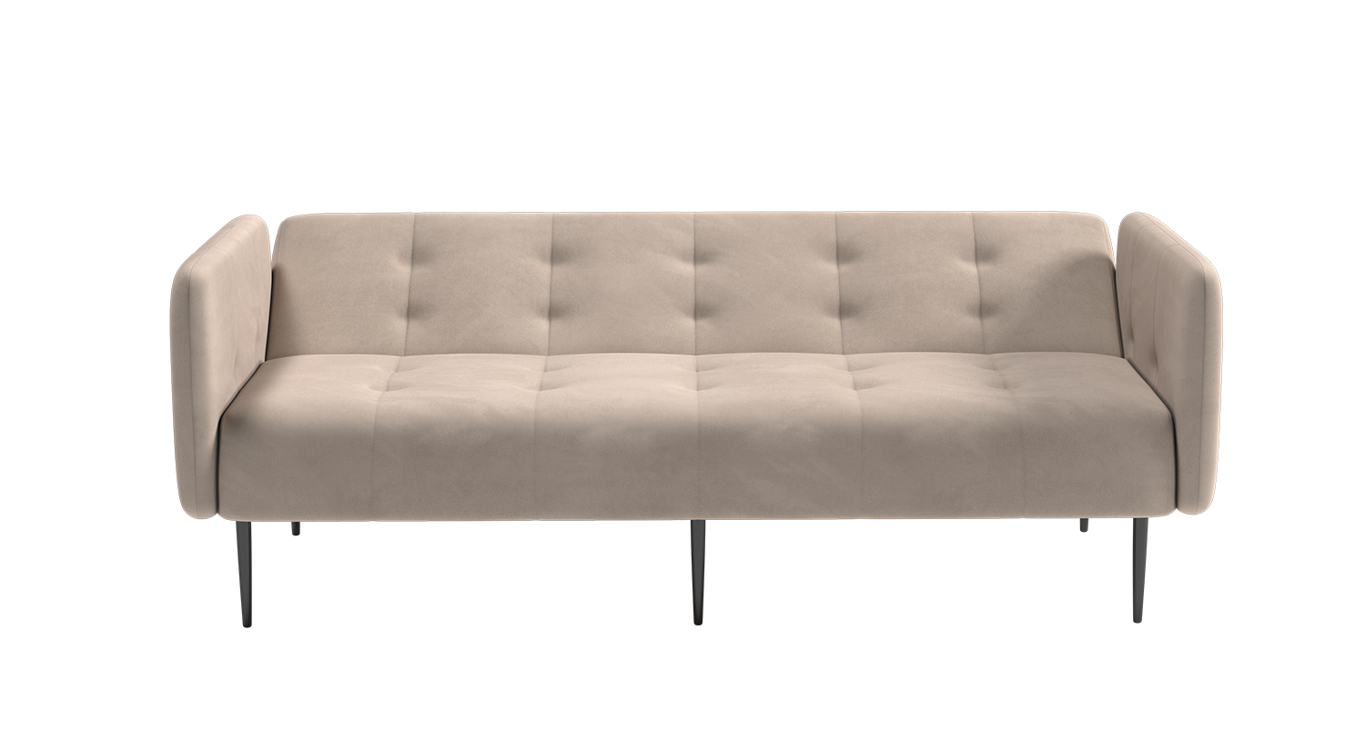 Monaco диван-кровать прямой с подлокотниками, трехместный, бархат пепельно-бежевый 25 изображение Monaco диван-кровать прямой с подлокотниками, трехместный, бархат пепельно-бежевый 25 фото