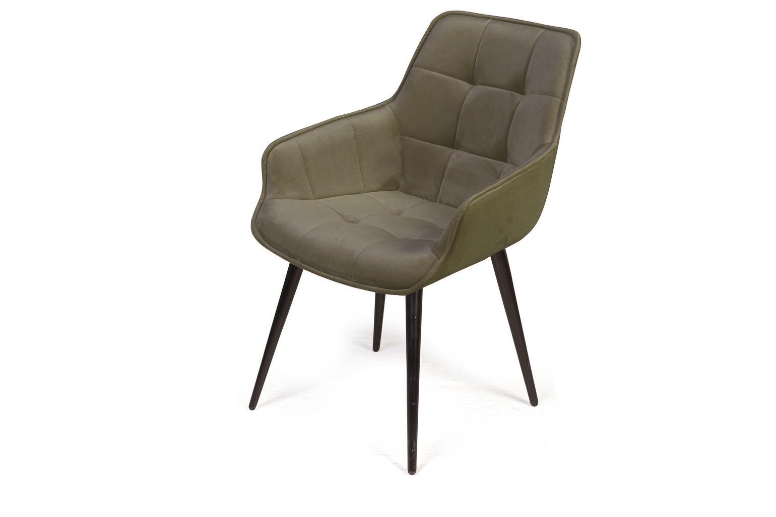 Стул с подлокотниками Capri комплект (4 шт), бархат matte 65 / опора конус изображение Стул с подлокотниками Capri комплект (4 шт), бархат matte 65 / опора конус фото