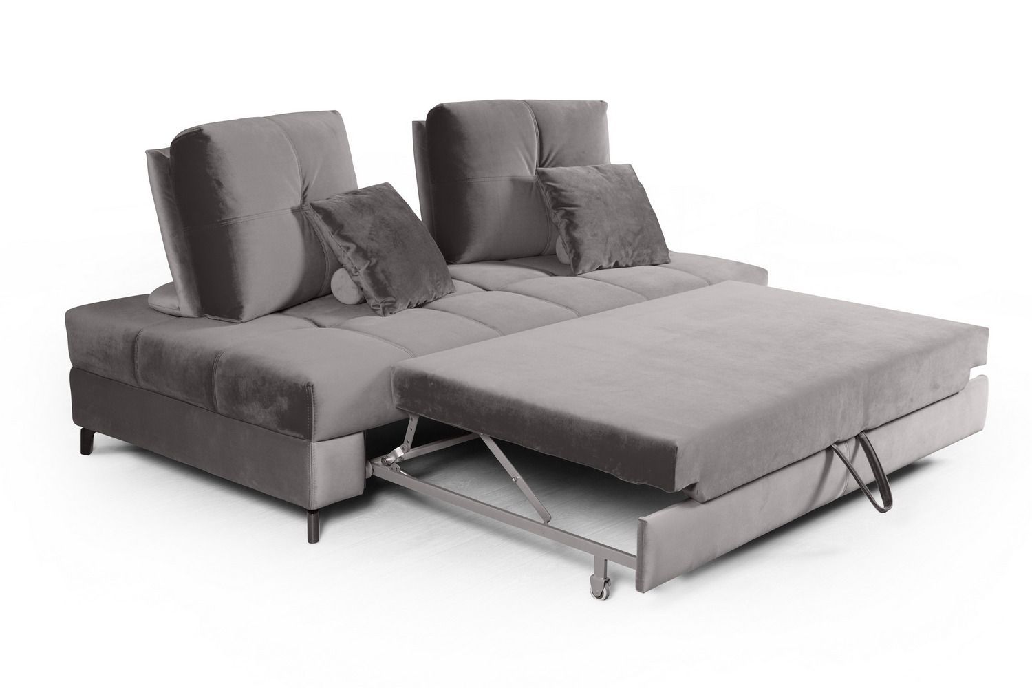 Reef диван-кровать велюр серый