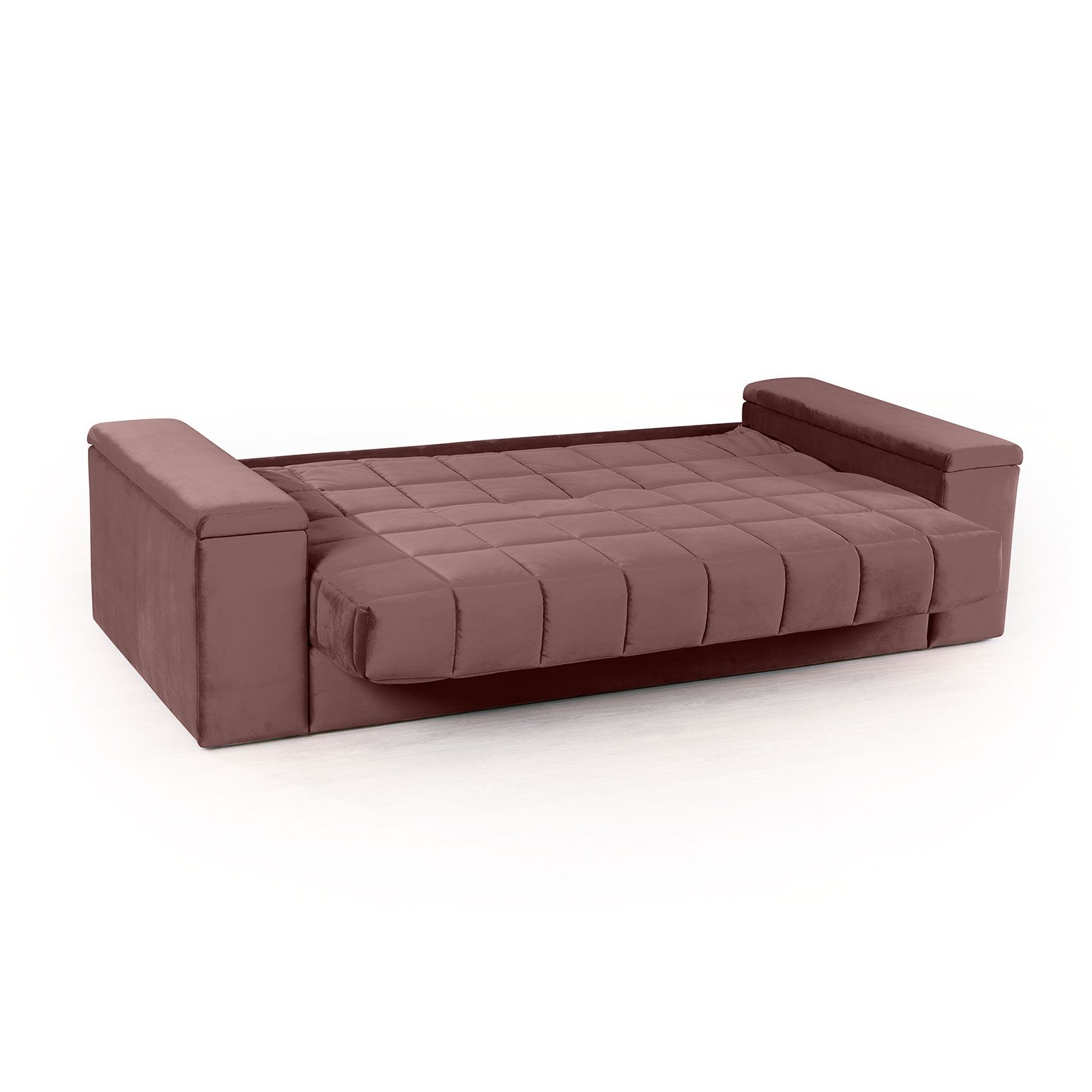 Verona диван-кровать прямой велюр коричневый
