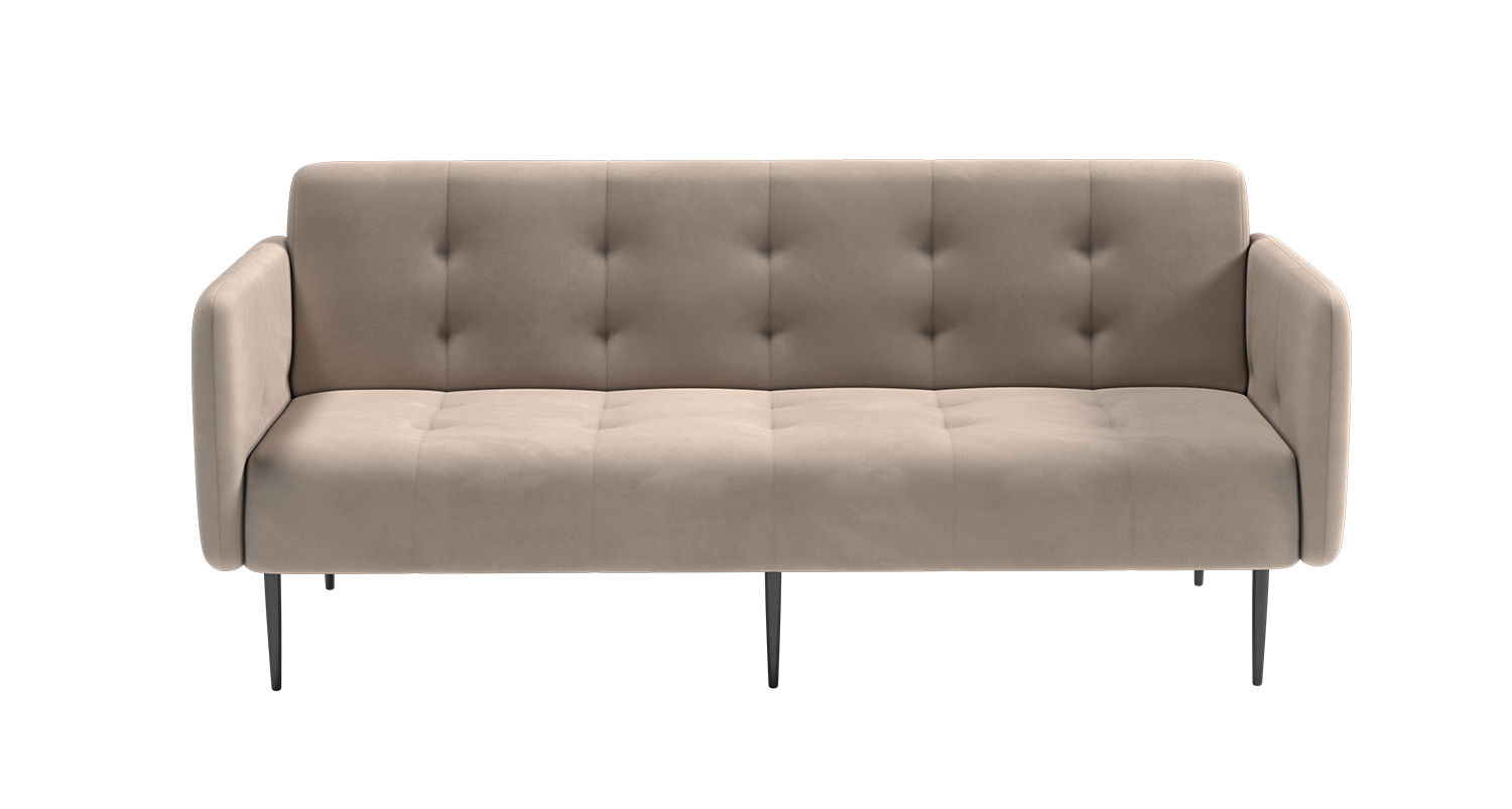 Monaco диван-кровать прямой с подлокотниками, трехместный, бархат пепельно-бежевый 25 изображение Monaco диван-кровать прямой с подлокотниками, трехместный, бархат пепельно-бежевый 25 фото