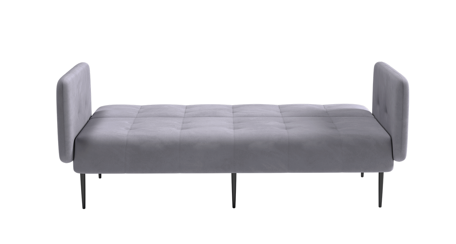 Monaco диван-кровать прямой с подлокотниками, трехместный, бархат 03 изображение Monaco диван-кровать прямой с подлокотниками, трехместный, бархат 03 фото