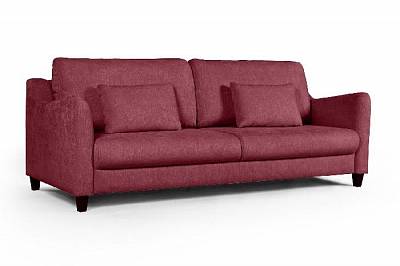 Stockholm диван-кровать прямой велюр красный