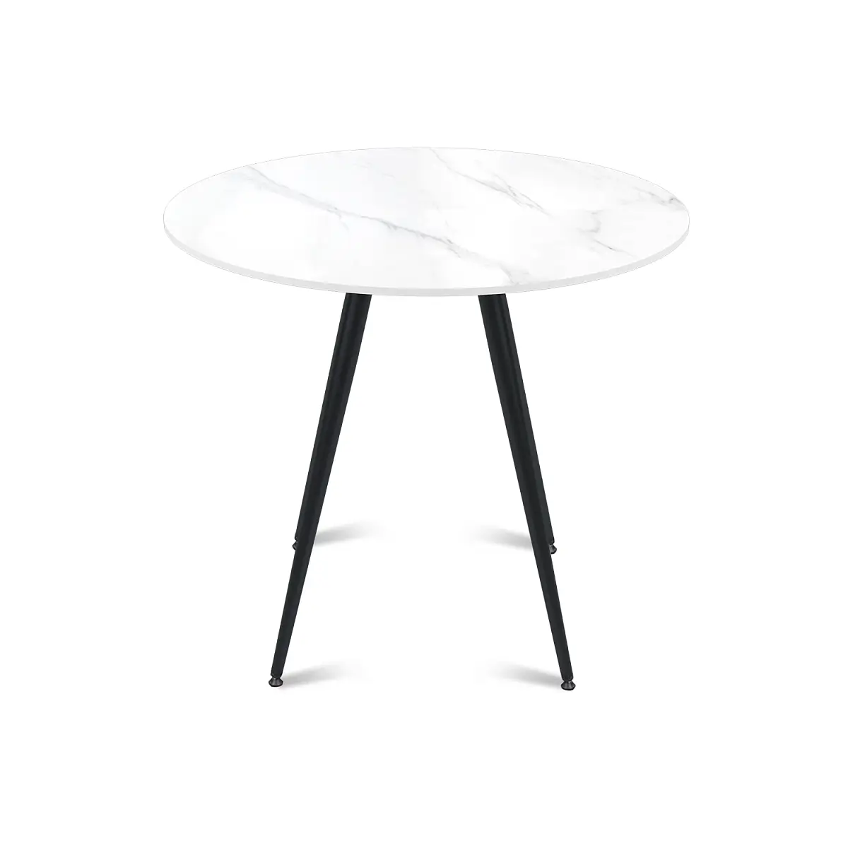 Стол круглый Nick 80, керамика матовая Snow Mountain Stone изображение Стол круглый Nick 80, керамика матовая Snow Mountain Stone фото