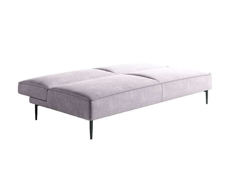 Este диван-кровать трехместный, прямой, без подлокотников, бархат 04