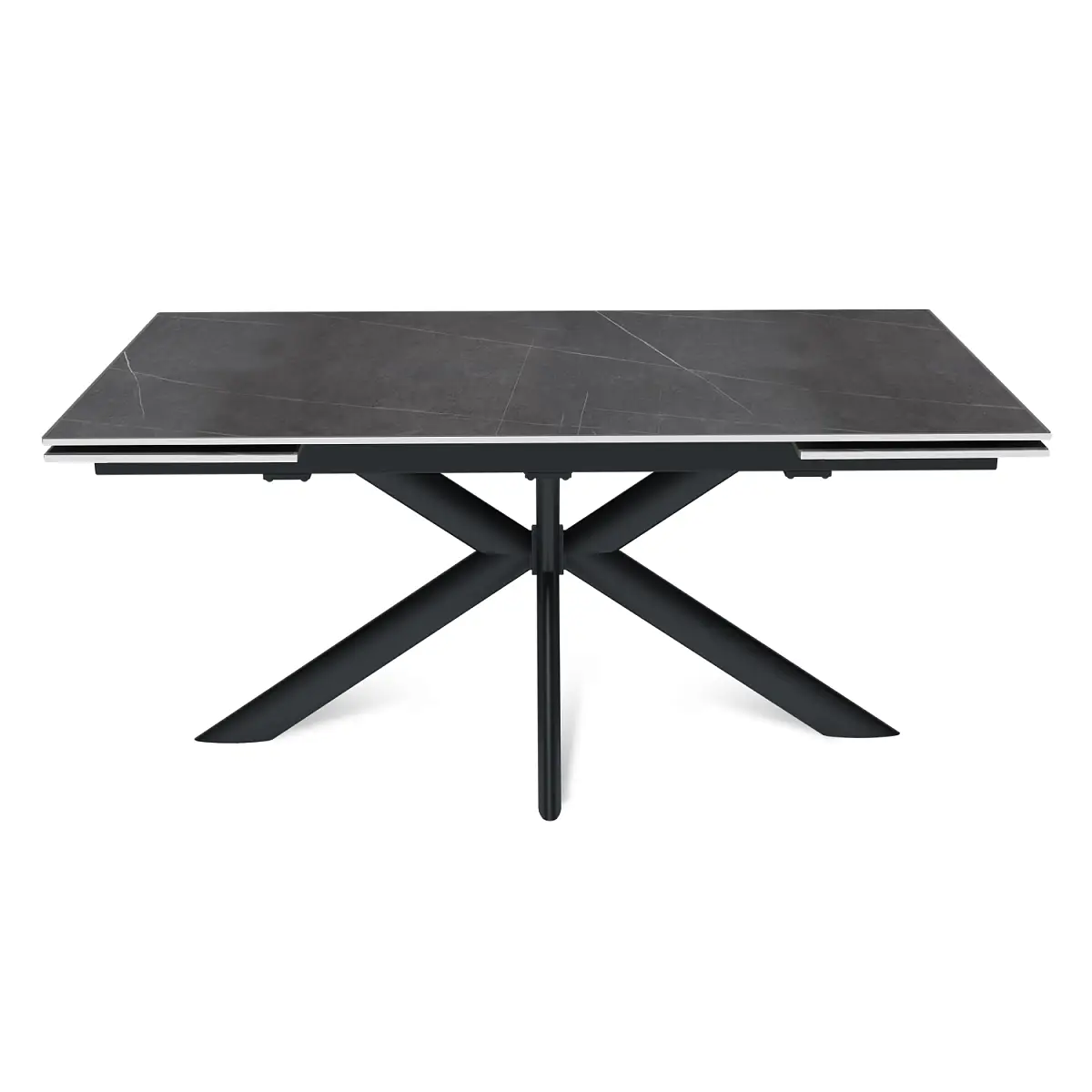 Стол раскладной Strong (160+40+40), керамика матовая Armani Grey изображение Стол раскладной Strong (160+40+40), керамика матовая Armani Grey фото