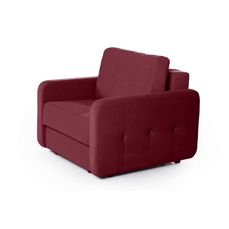 Karina-02 кресло-кровать велюр красный