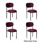 Стул Mason, комплект (4шт), бархат винно-красный 16