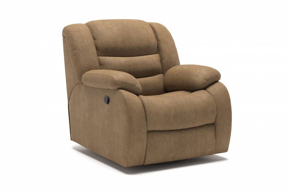 Ridberg кресло реклайнер замша коричневый от Top concept