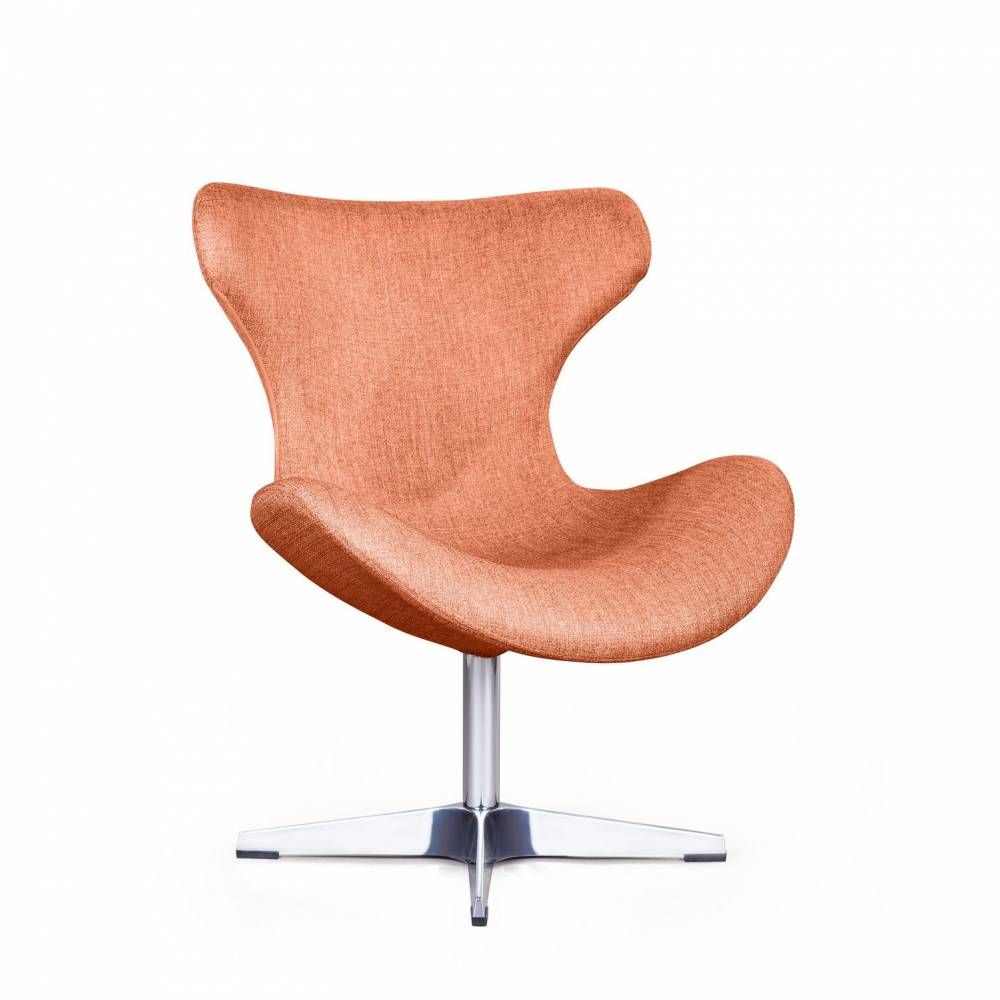 Лаунж кресло Vibe, рогожка оранжевый от «Топ концепт»