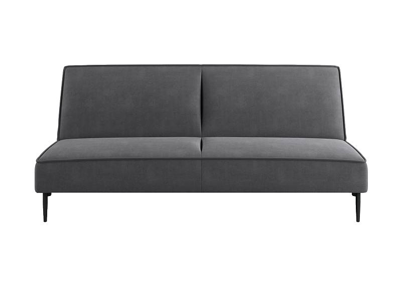 Este диван-кровать трехместный, прямой, без подлокотников, бархат 03