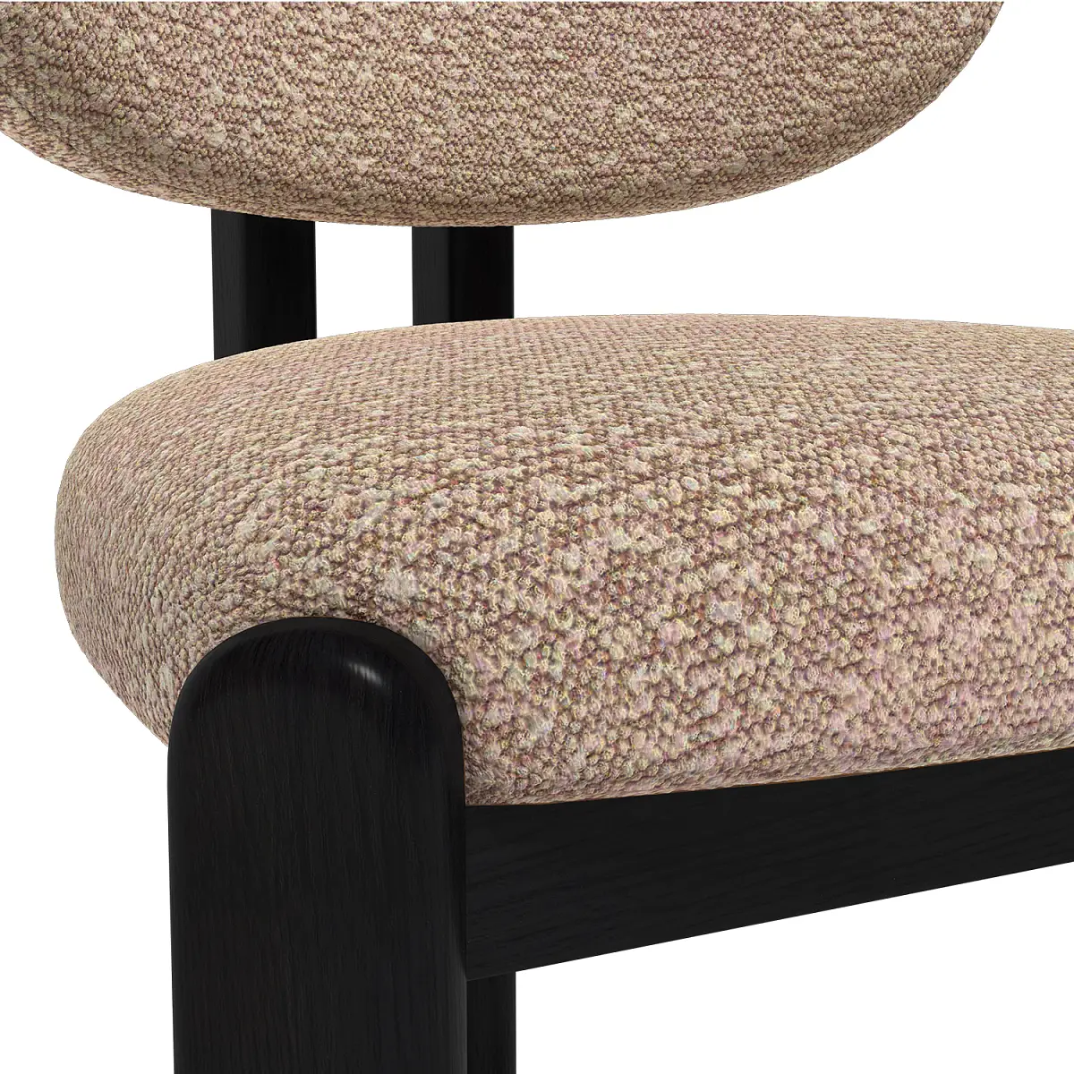 Стул Galloti, бук черный, букле noble 420 изображение Стул Galloti, бук черный, букле noble 420 фото