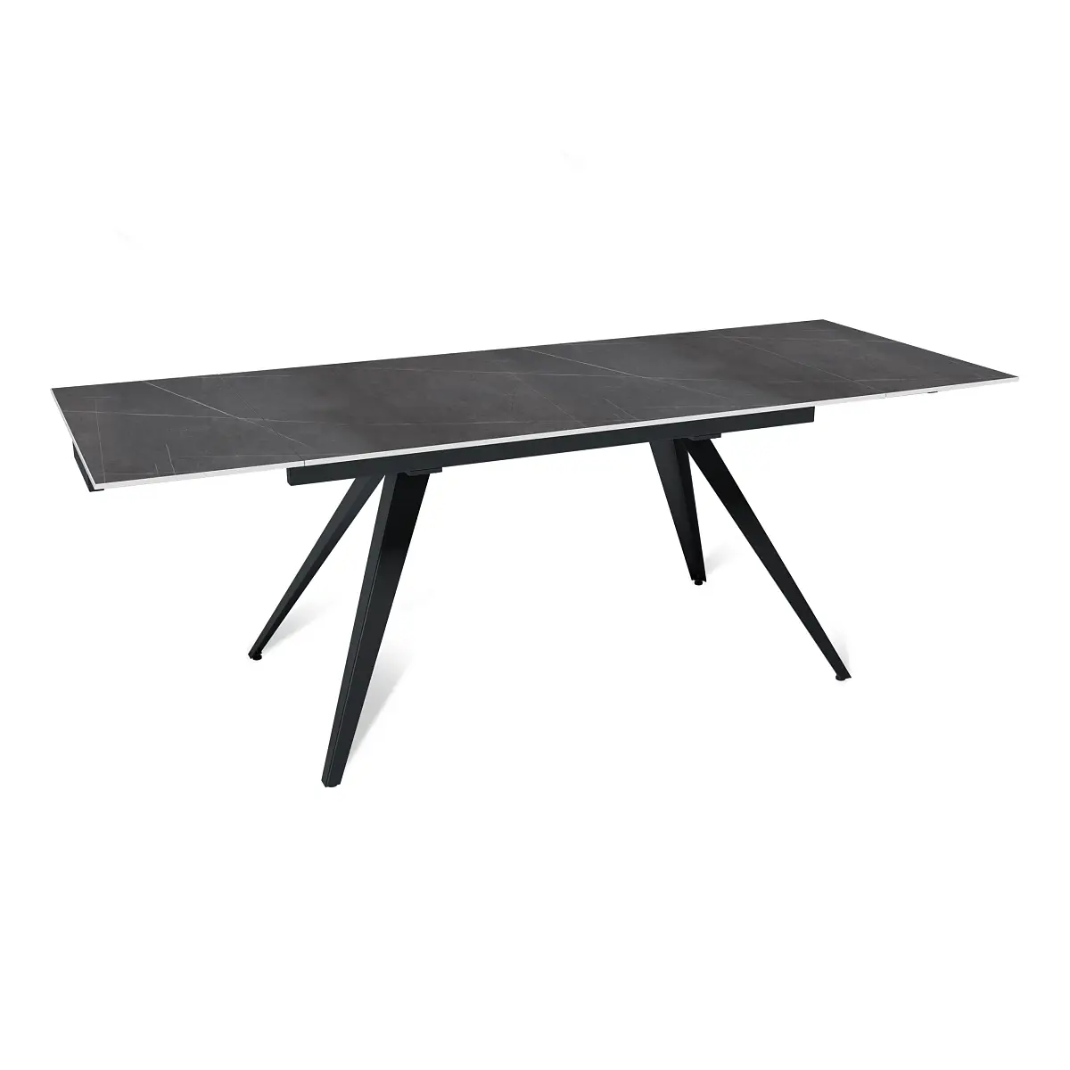 Стол раскладной Asti (140+40+40), керамика матовая Armani Grey matte изображение Стол раскладной Asti (140+40+40), керамика матовая Armani Grey matte фото