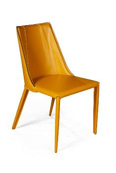 Стул Lui экокожа, желто-оранжевый от производителя «Top concept»
