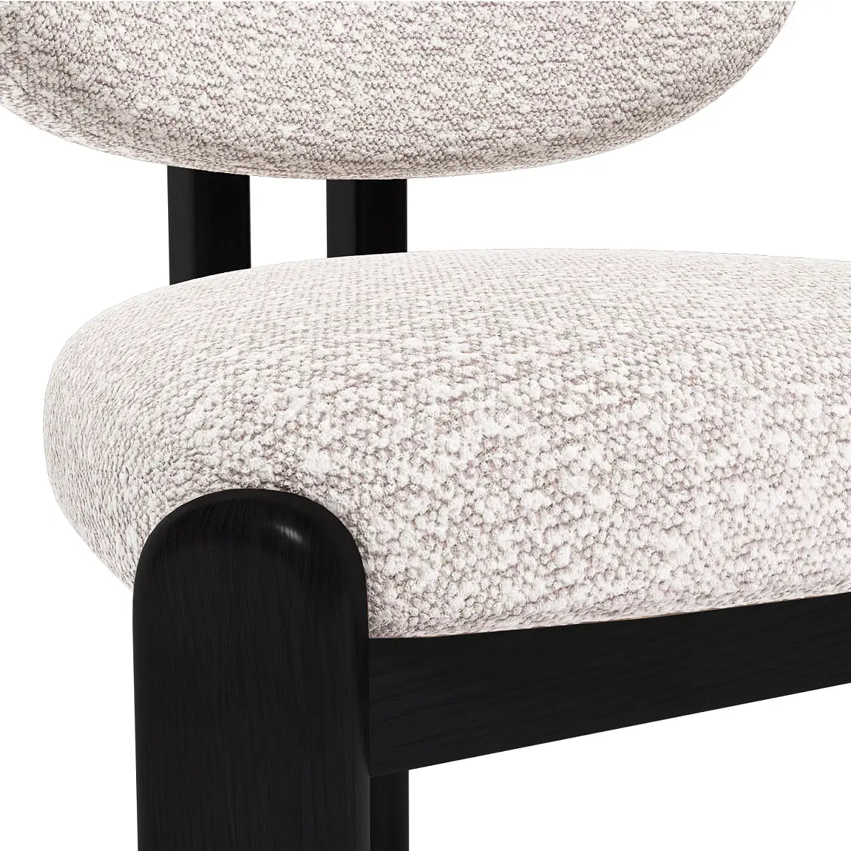 Стул Galloti, бук черный, букле noble 000 изображение Стул Galloti, бук черный, букле noble 000 фото