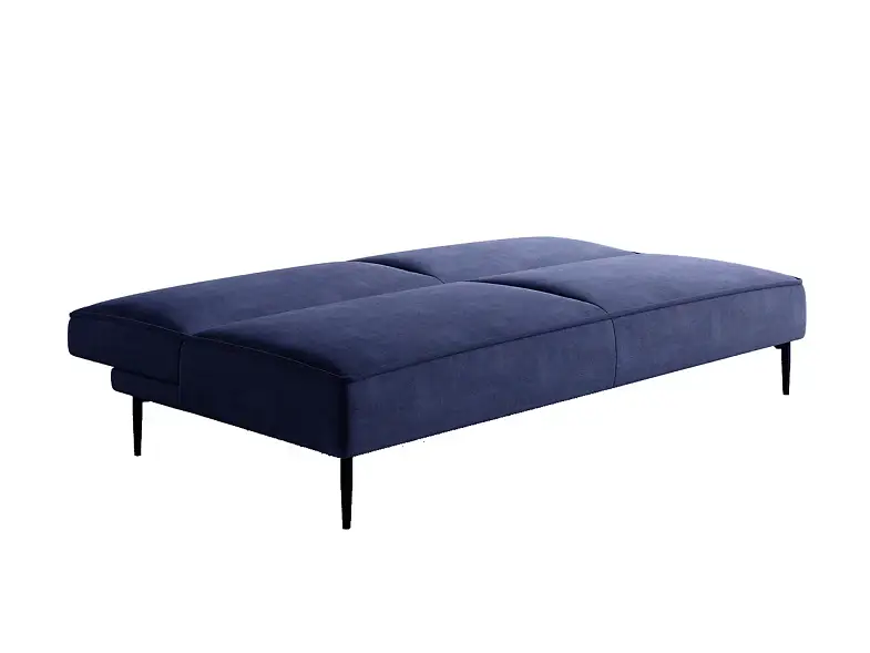 Este диван-кровать трехместный, прямой, без подлокотников, бархат 81
