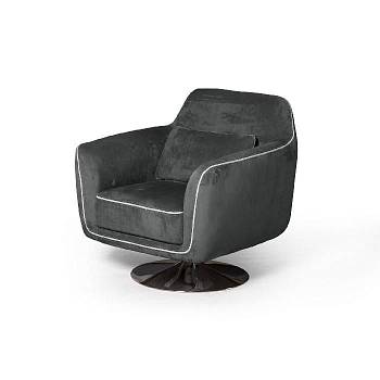 Кресло Marco, искусственная замша Breeze gray от «Топ концепт»
