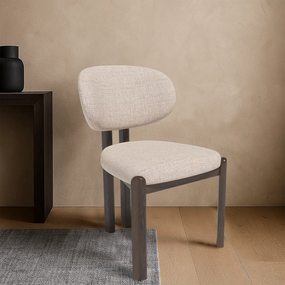 Стул Galloti, дуб патина, рогожка wellton 130 изображение Стул Galloti, дуб патина, рогожка wellton 130 фото