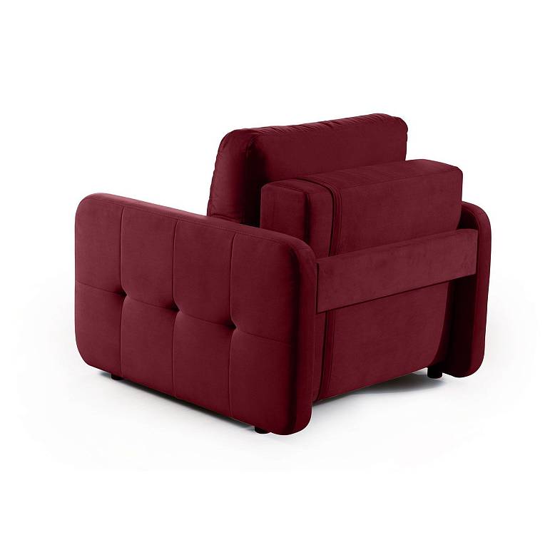 Karina-02 кресло-кровать велюр красный
