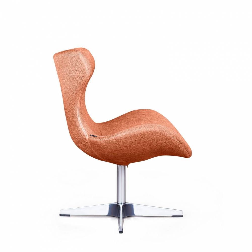 Лаунж кресло Vibe, рогожка оранжевый от «Топ концепт»