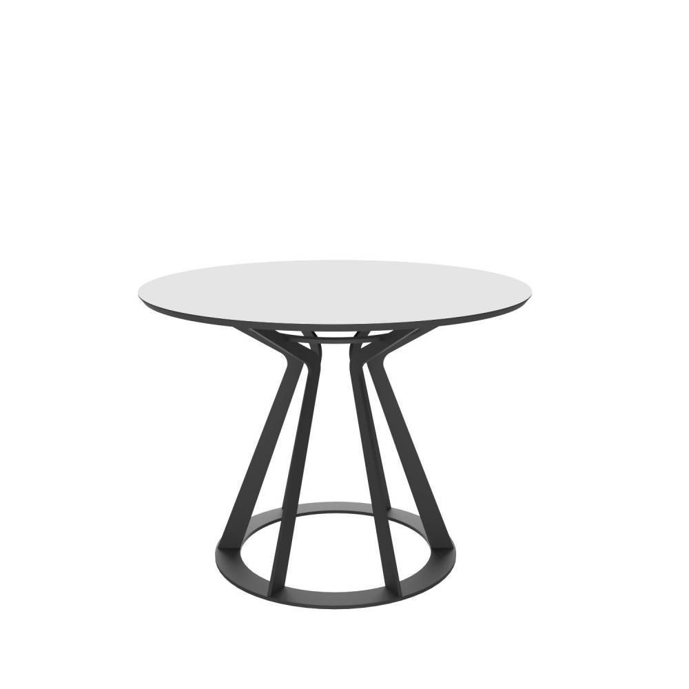Купить Стол круглый Mercury (100 см) fenix белый + 4 стула Austin в интернет-магазине