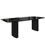 Стол обеденный Nolan 230, керамика глянцевая / две опоры овал