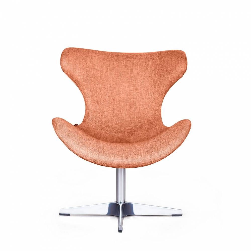 Лаунж кресло Vibe, рогожка оранжевый от Top concept