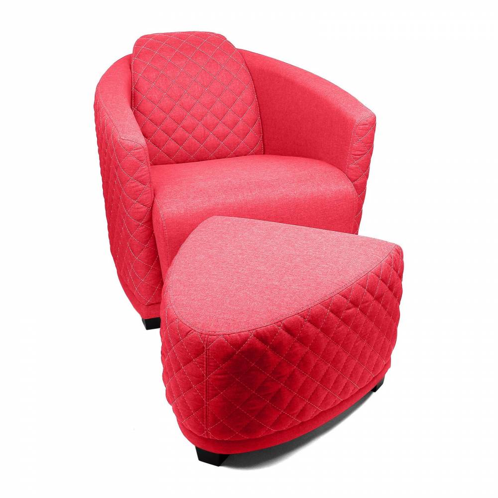 Кресло Tokio, рогожка коралл от Top concept