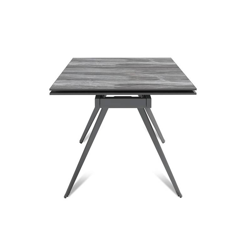Стол раскладной Rhein (160+40+40), керамика глянцевая Italian Light Grey