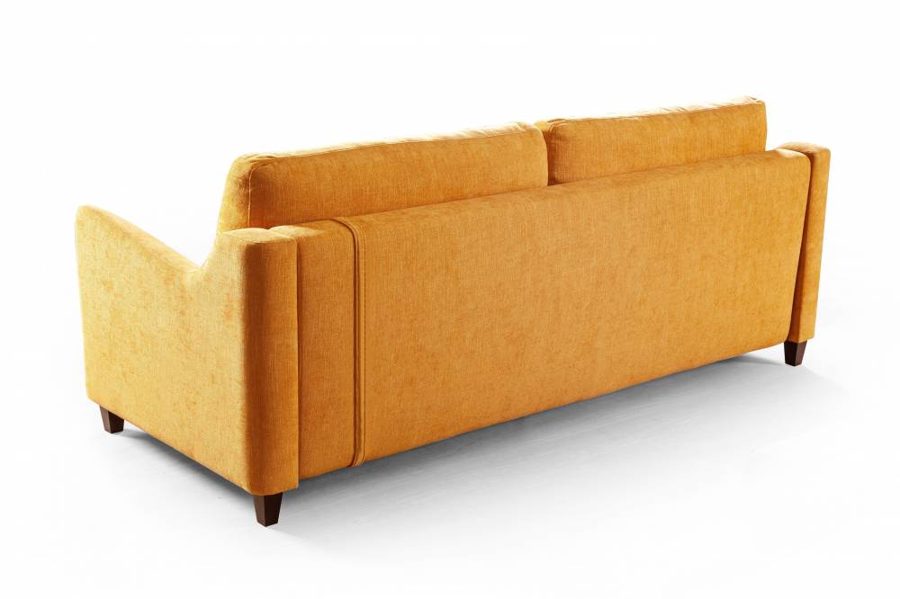 Stockholm диван-кровать прямой рогожка желтый