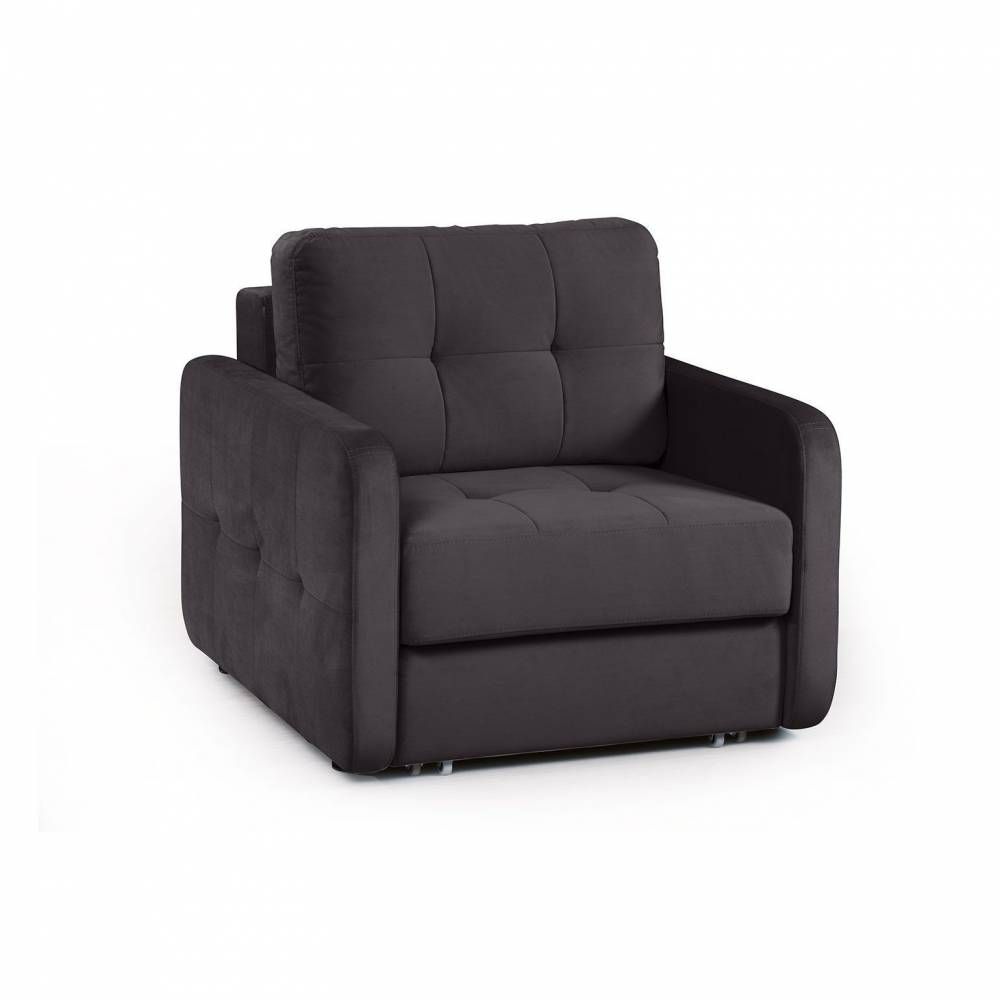 Karina-02 кресло-кровать велюр серый от «Топ концепт»
